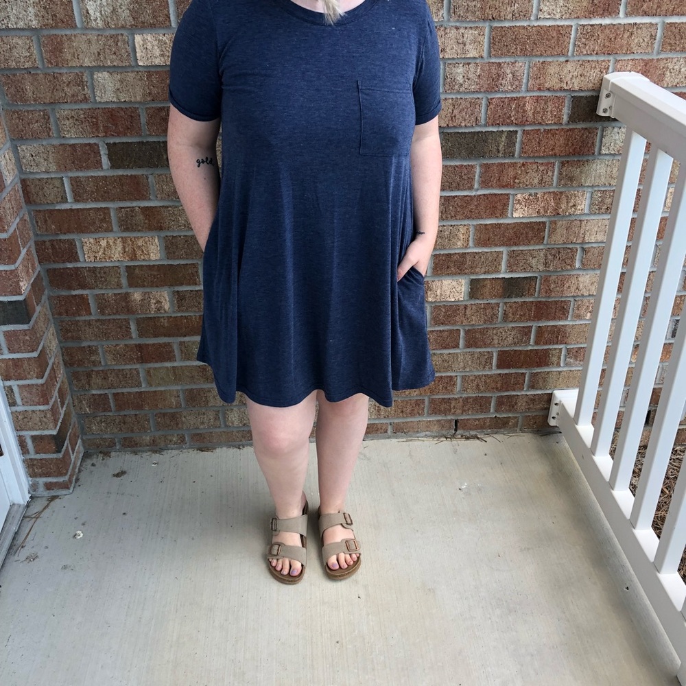 Navy T-shirt Dress